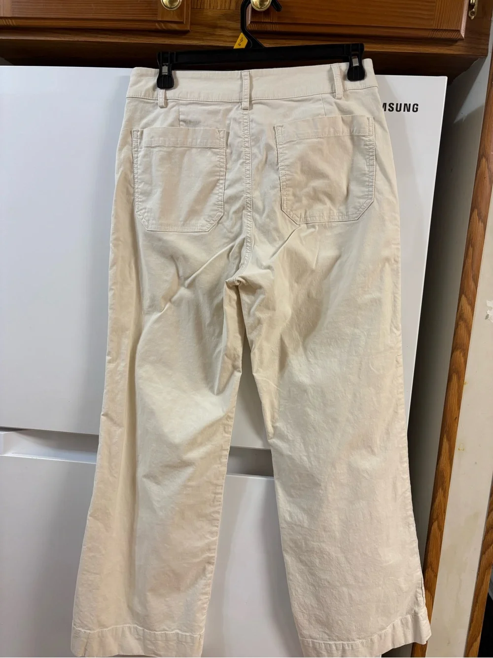 J. Crew Cream Straight-Leg Jeans